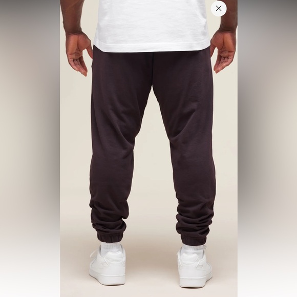 ESSENTIAL OVERSIZED JOGGERS Plum/Brown - Size Small - Picture 3 of 8